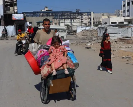 Escaping from Destruction to Destruction: Gaza City Civilians Confront Heart-Wrenching Decision